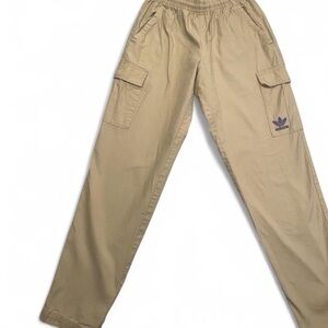 Adidas Men's Beige Cargo Pants